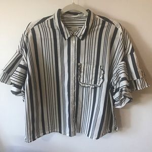 A new day crop button down